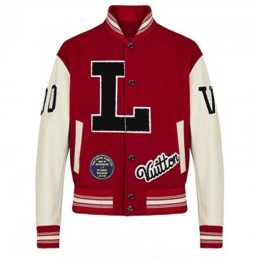 Pop Smoke Dreaming Red Varsity Jacket