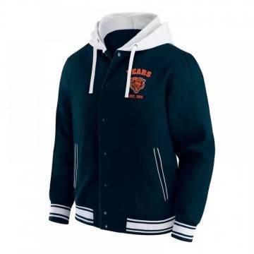 Navy Bears Hooded Jacket