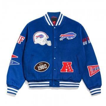 Pennant Royal Buffalo Bills Wool Jacket