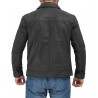 Thomas Mens Vintage Black Leather Jacket