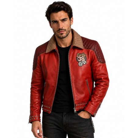 Fallout Lucky 38 Vegas Veteran Ranger Leather Jacket