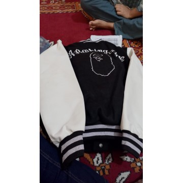 A Bathing Ape Bape Varsity Jacket