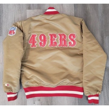 Vintage 49ers Gold Starter Satin jacket